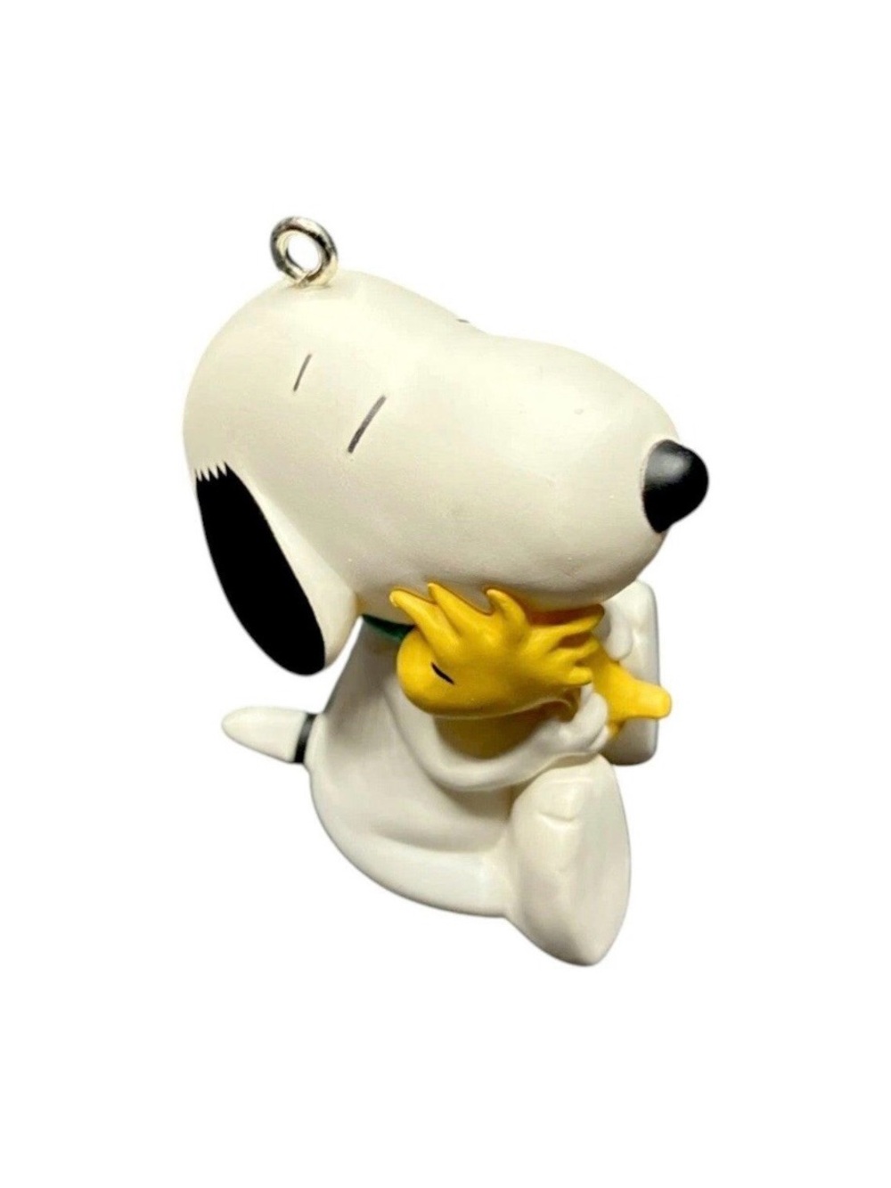 Hallmark Peanuts Snoopy & Woodstock White and Yellow Ornament